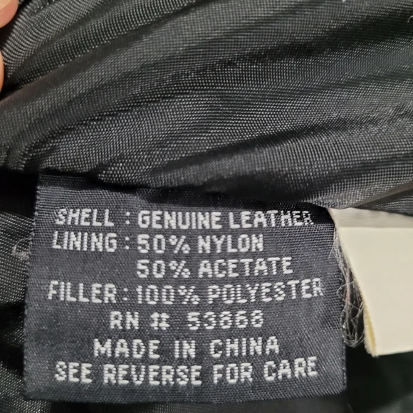 Vintage 90’s Pelle Club Hooded Black Genuine Leather Jacket M Mobwife Heavy - Picture 4 of 11